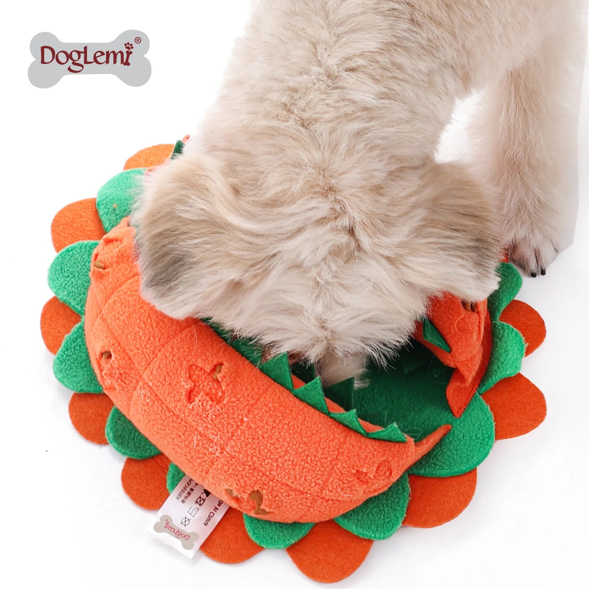 Private logo Big Mouth Flower Design Nose Work Daily Training Interactive Dog Toy Dog Chew