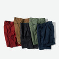 Men's Summer Half Pants With Embroidery Cotton Slim Fit Short Pants Casual Wear Mid-waist Bermuda Shorts