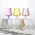 Custom Color Frosted Brandy Cognac Glass Sparkling Water Glass Cold Drink Glasses for Restaurants Bars
