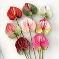 YOPIN 323 Artificial Flowers Bangkok Anthurium Plant Latex Flower Plants Anthurium