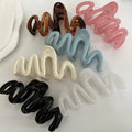 Colorful Wave Clasp Clip Fashion Women's Hair Shark Claw Women's Hair Accessories