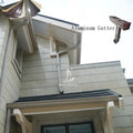 Philippines Price of Roof Gutter Rectangular Rain Chain 7 Inch Aluminium Rain Gutters