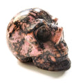Huiying Best Quality 2 Inch Natural Hand Carved Rhodonite jasper Stone Skulls Carving for Healing Crafts