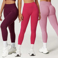 YIYI Wholesale High Waist Seamless Yoga Pants for Women Butt Lift Tummy Control Workout Leggings Quick Dry Running Sports Pants