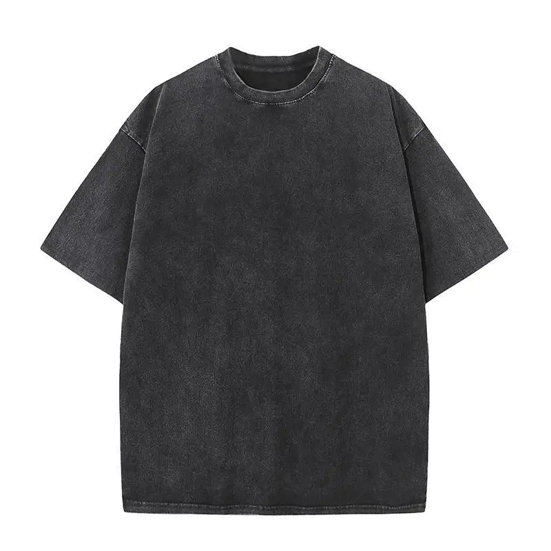Wholesale Selling Acid Wash Oversized T-shirt 100% Cotton Comfortable and Fashionable Street  Acid Wash T-shirts Custom logo