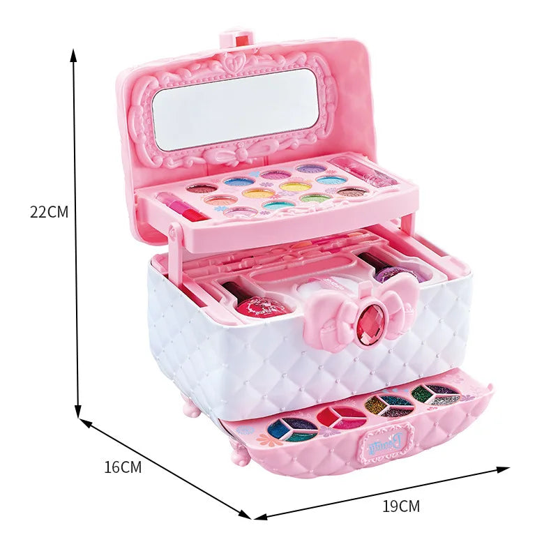 Hot Sale BPA Free Children's Makeup Gift Toy Set Fashion Kids Makeup Set with Labeling Logo