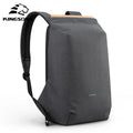 Smart Rolltop Waterproof Anti-Theft Polyester Backpack with USB Port for College Students