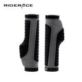RIDERACE Bicycle Grips Ergonomic Bar Ends Rubber Handle bar Grips Lockable Push on Anti-Skid Cycling Handlebar Grips Shockproof