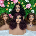 High Density Bouncy Wave Double Drawn Human Hair 5*5 Lace Wig Wholesale Raw Virgin Vietnamese Human Hair Frontal Wig Vendor