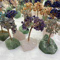 Natural Crystal Tumble Gravel Tree Raw Rose Clear Quartz Tree