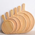 Pizza Tray Hotel Tableware Wooden Tray Solid Wood Barbecue Tableware