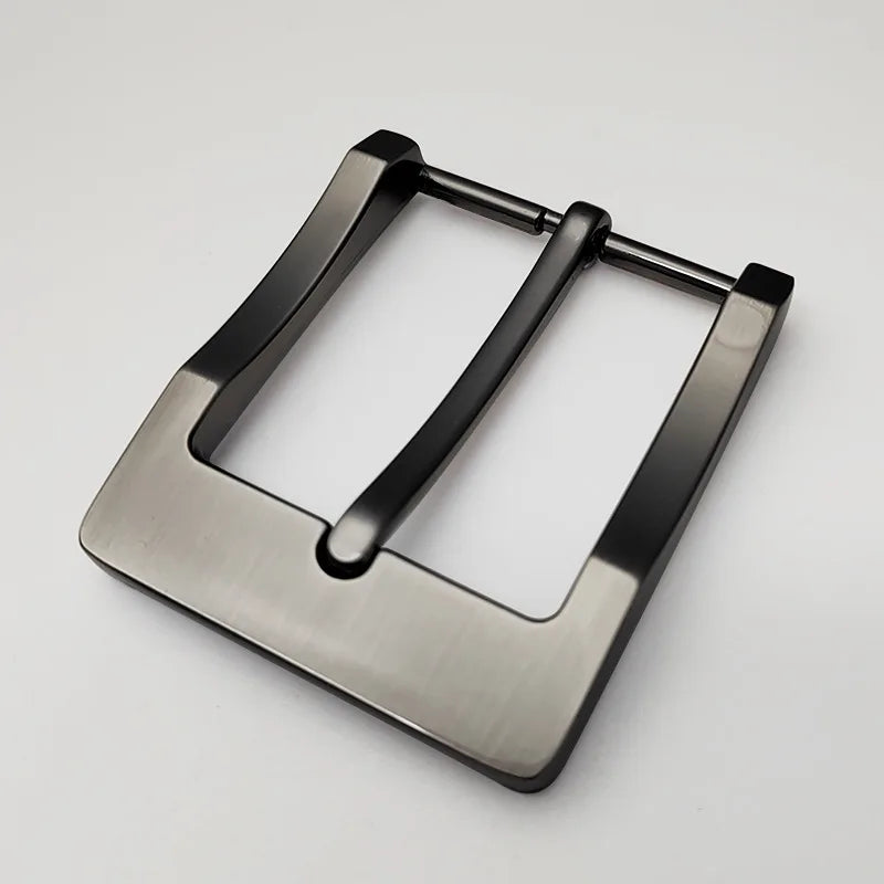 Custom 4 CM Pin Belt Buckle Stock Alloy Zinc Design for Strap Premium Quality Buckle for Belts