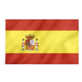 3x5ft Polyester Silk Screen Printed Double-Sided Spain Flag with 2 Grommets Strong Double-Stitched