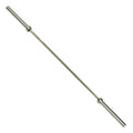 Coosport Gym Fitness Equipment Alloy Steel White Zinc Coated Weight Barbell 1.2m 1.5m 1.8m 2.2m 1200LB Capacity 170KPSI Tensile