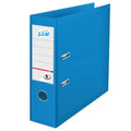 Hot Sale 75mm Blue A4 PVC Lever Arch Files Highest Quality FC Binder File Folders with Quick Labor Clip Organizer for Documents