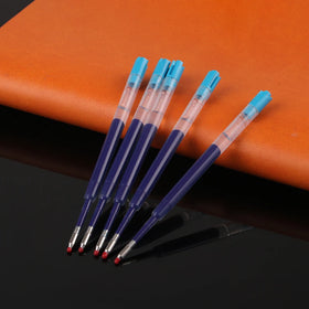 2026 Factory Price Lower Price Large Capacity Blue Black Ink 0.5mm G2 clear Plastic Neutral Refill Gel Pen Refill