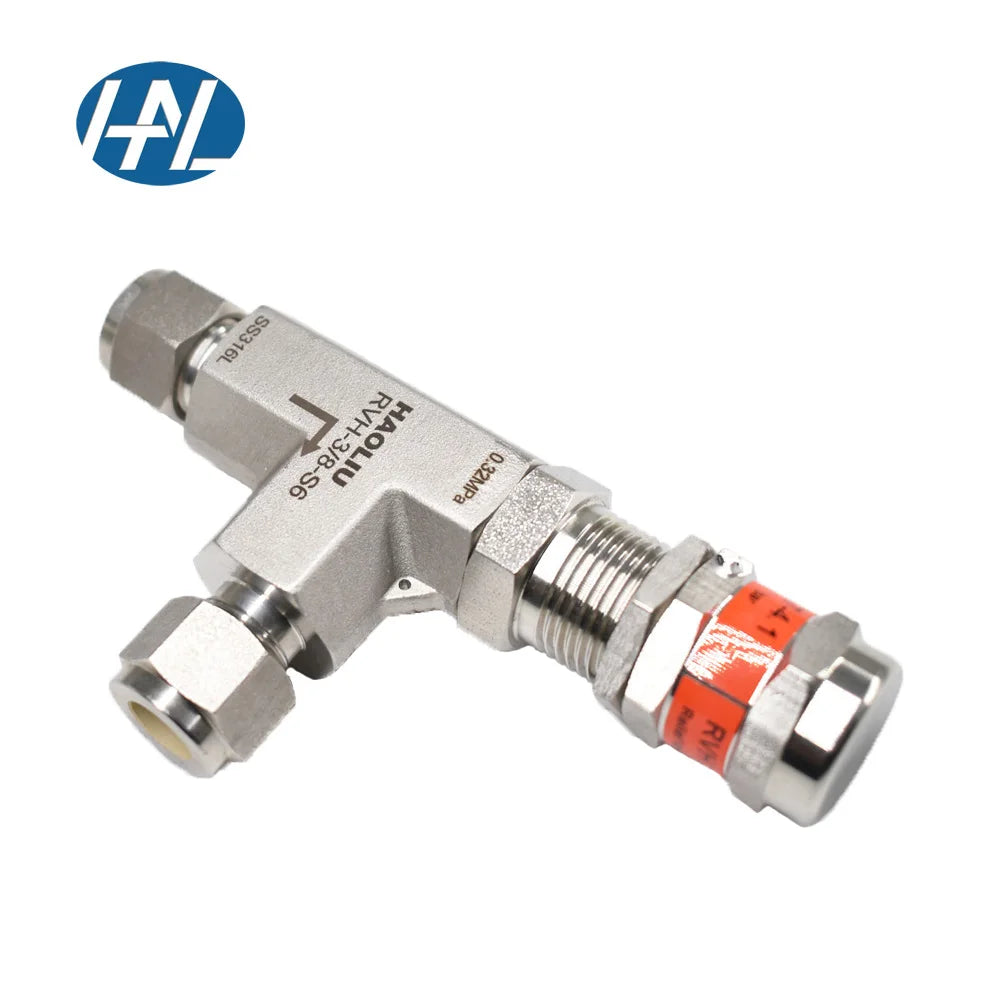 High-Pressure Stainless Steel Manual Gas Proportional Relief Valve Hydraulic Safety Angle Structure ISO9001 Certified Normal