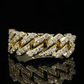 CAOSHI New Gold Rings Tiny Gems Eternity Zircon Fashion Daily Ring Engagement Women Gold Plated Ring Jewelry