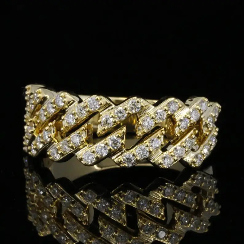 CAOSHI New Gold Rings Tiny Gems Eternity Zircon Fashion Daily Ring Engagement Women Gold Plated Ring Jewelry