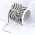 Stainless Steel Gold Diamond Chain Drilling Claw Chains for DIY Jewelry Making Accessories Bracelet Necklace Chains