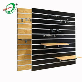 Hot Sale Cheap Mdf Laminate Retail Store Slatwall Panel Mdf Melamine Board 18mm