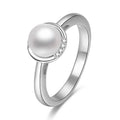 925 Sterling Silver Pearl Jewelry Suppliers Women Rings