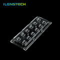 2x6 PC Lens Module 90x90 Degree Oval Distribution Led Optics IP67
