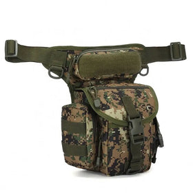 GERANNUR Drop Leg Bag for Men Metal Detecting Pouch Tactical Outdoor Thigh Waist Tool Bag Pack