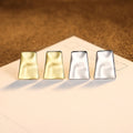 CZCITY Dainty Luxury Silver Gold Stud Big Earing Charm Statement Unique Fashion Large Geometric Earring