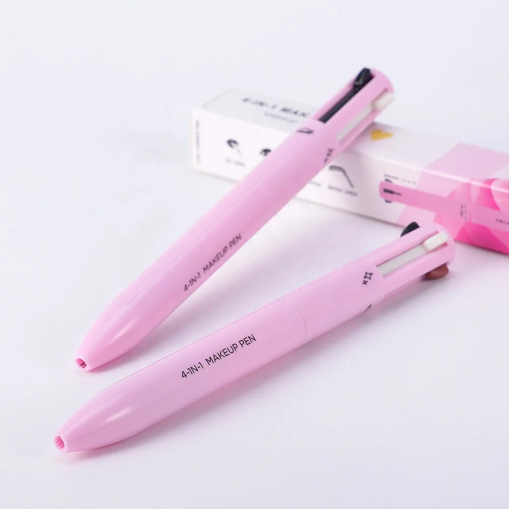 Multifunctional Makeup Pen Private Label Lip Eye Highlighter Make up Pencil 4 in 1 Makeup Pen