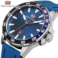MINI FOCUS 0020 G Watch Dropshipping Leather Waterproof Wristwatch Casual Silicone Quartz Watches Men Wrist Clock Reloj Hombre