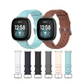 Eraysun Genuine Waterproof  Watch Strap Men Women Adjustable for Fitbit Versa 4 3 Sense 2 Silicone Smart Watch Band