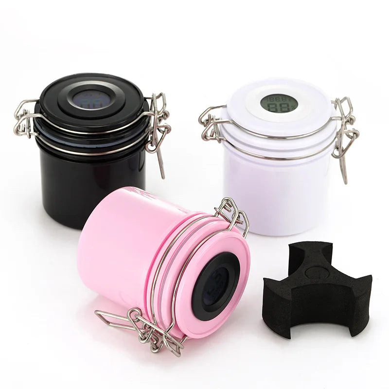 Custom Logo Eyelash Glue Storage Container Activated Carbon Glue Storage Tank Fresh Dry Container Jar for Eyelash Extension Tool