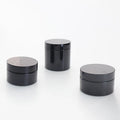 Wholesale 50ml-200ml Black Wide-Mouth Plastic PET Bottle for Eye Cream Lotion Cosmetic Packaging
