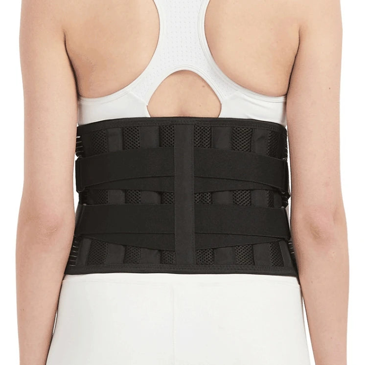 Adjustable Lower Back Brace Lumbar Support Waist Belt With 6 Stay Back Waist Trimmers for Men Women Waist Pain Relief