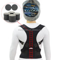 Adjustable & Breathable Upper Back Brace Lumbar Rehabilitation Fitness with Magnet Shoulder Belt Back Posture Corrector