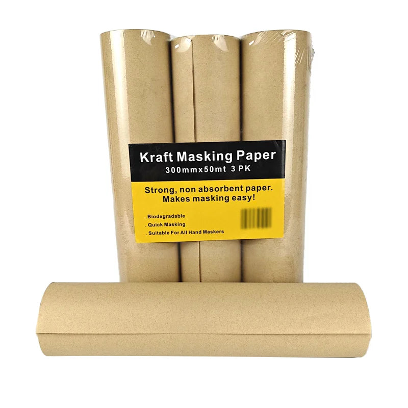 Kraft Paper General Purpose Thin Masking Paper for Automotive Painting Car Construction Surface Protection
