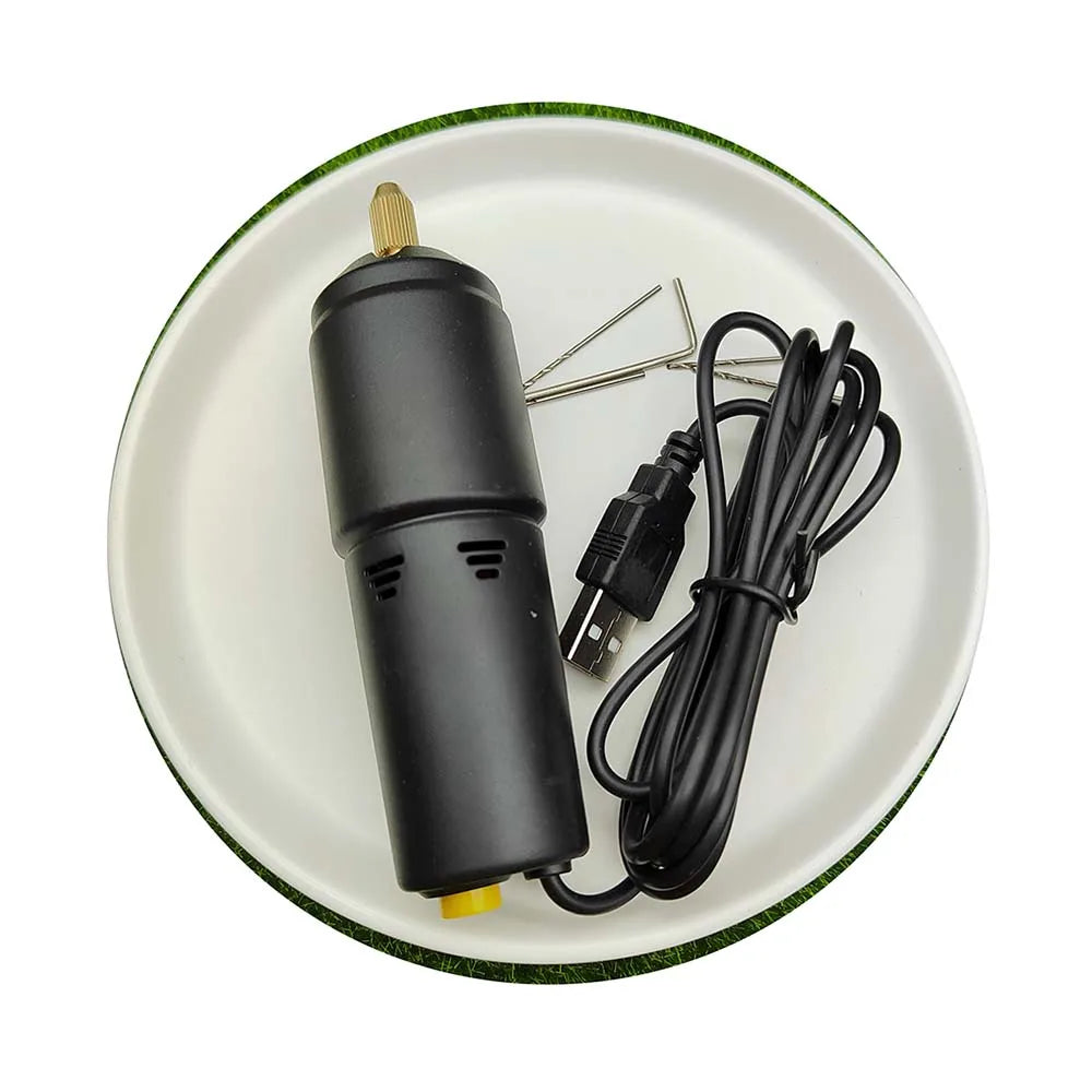 Mini  Drill Handheld Drill Bits Kit Epoxy Resin Jewelry Making Wood Craft Tools USB Plug Screwdriver Tool Kit