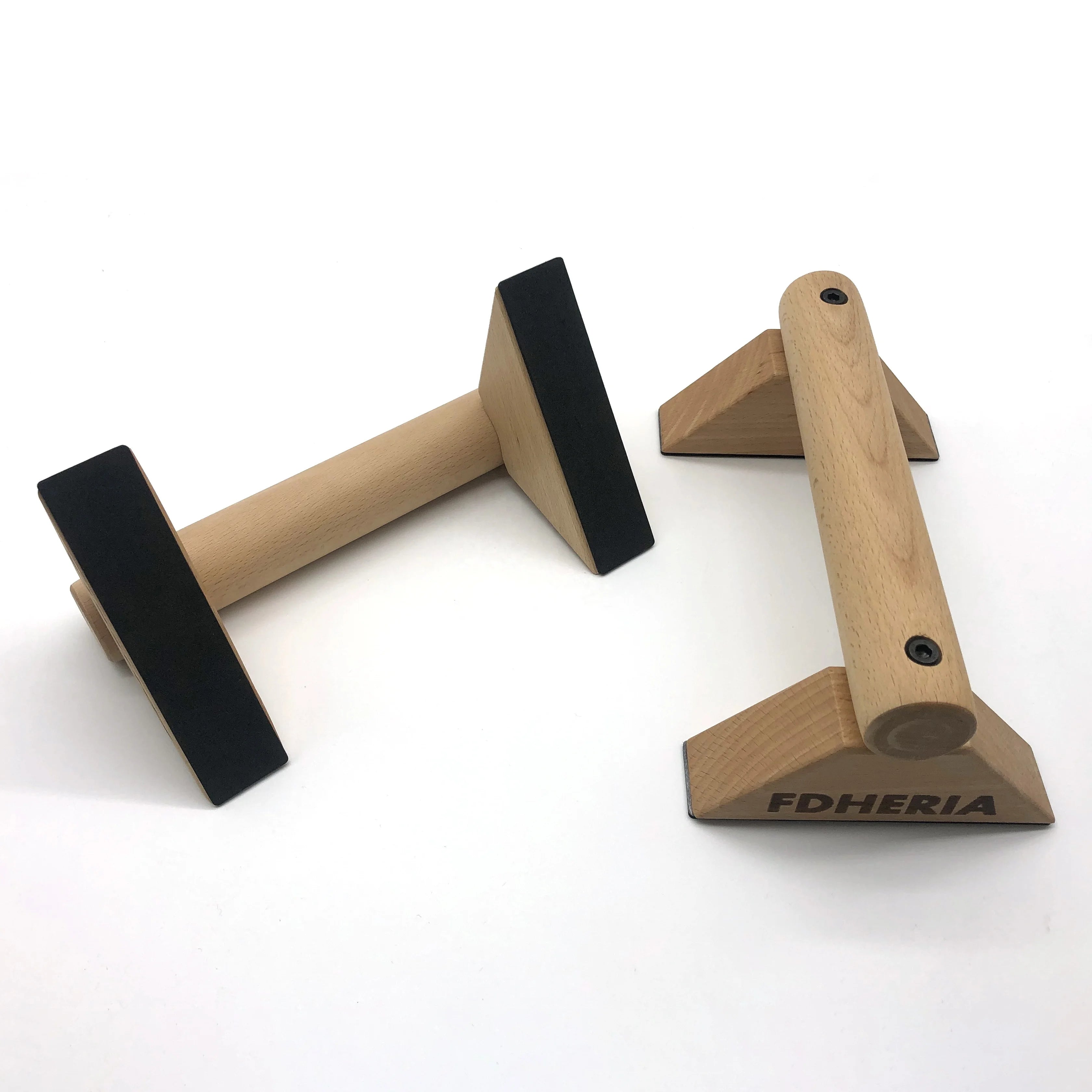 Wholesale Muscle Strength Exercise Gym Bar Wooden Calisthenics Parallettes Wooden Push up Bar