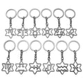 Hot Selling New Fashion Accessory Pendant Metal Twelve Zodiac Signs Enamel Keychains Pendant for Bag Hanging