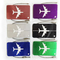 Hot-sale Customized Aluminum Metallic Luggage Tag for Travel-Multiple Colors Waterproof Rust-Resistant Personalized Logo