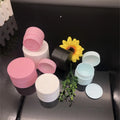 Custom PP  Plastic 50g 30g 100g Double Wall Matte Frosted Plastic Cosmetics Face Cream Empty Jars Packaging Container