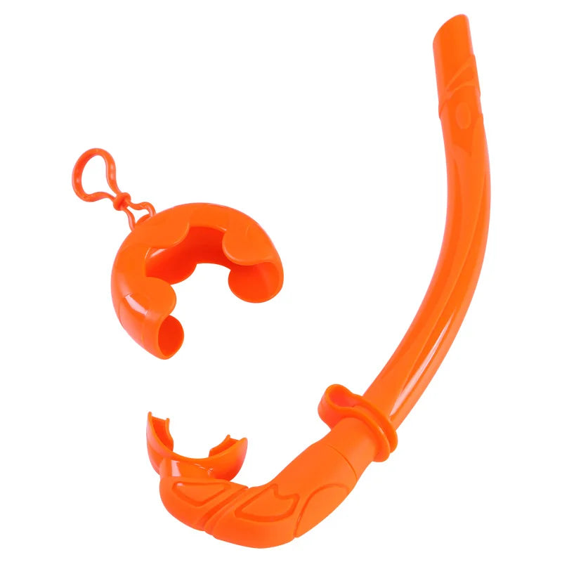 Wholesale Universal No Valve Soft Silicone Portable Round Storage Case Simple Clip 100% Silicone Free Diving Equipment Snorkel MegaBDM