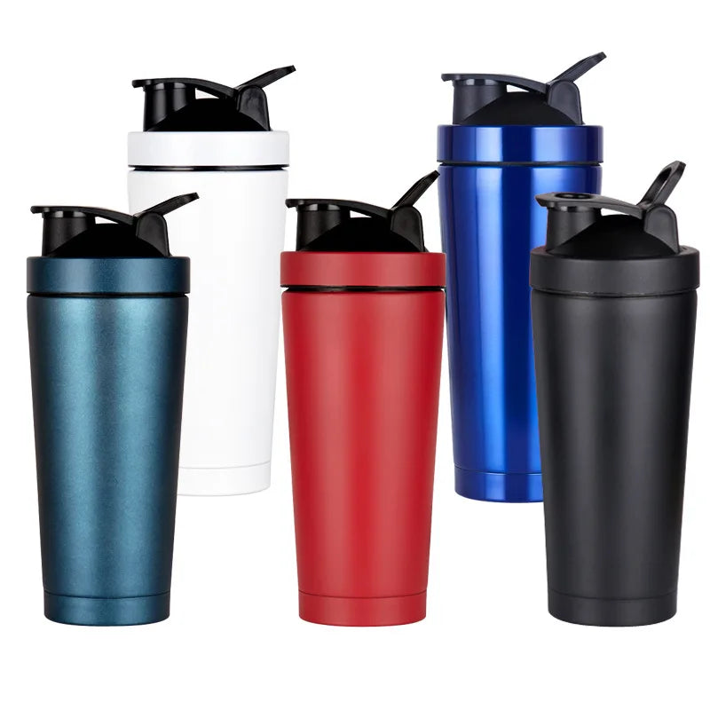 Stainless Steel Student Outdoor Portable Shake Water Vacuum Cup Customized Sports Tumbler with Scale
