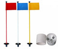 Waterproof Putting Golf Flags Backyard Golf Putting Green Kit Mini Golf Target Hole Flag with Tube Inserted for Outdoor