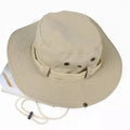 Custom Summer Fisherman Hat for Men Solid Bucket Hat Wide Brim Breathable Mesh Polyester Sun Hat Cartoon Pattern for Ski Scenes