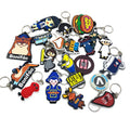 Customizable PVC Key Chain Printing Logo 2d 3d Soft PVC Carabiner Keychain Promotion Gift Plastic Keychain MegaBDM