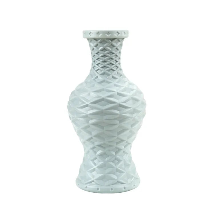 Modern Artificial Plastic Flower Vase for Home Wedding Flower Setting