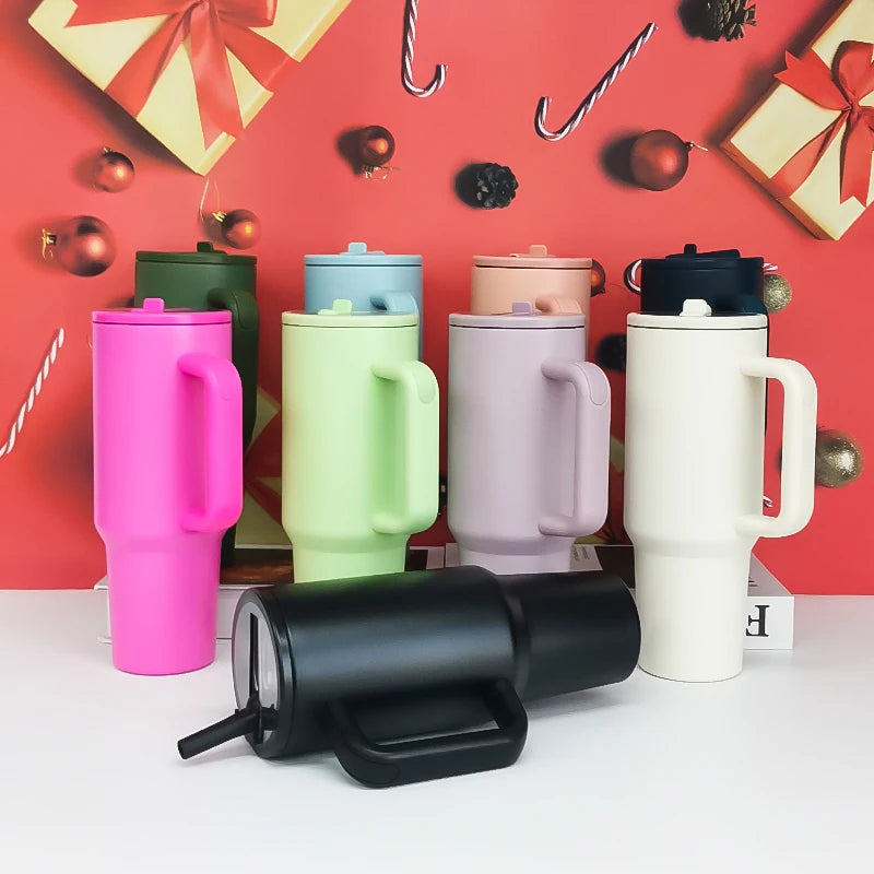 Hot Selling Durable Drinks Tumbler Double Layer 40oz Vacuum Insulated Tumbler Portable Stainless Steel Insulated Cup