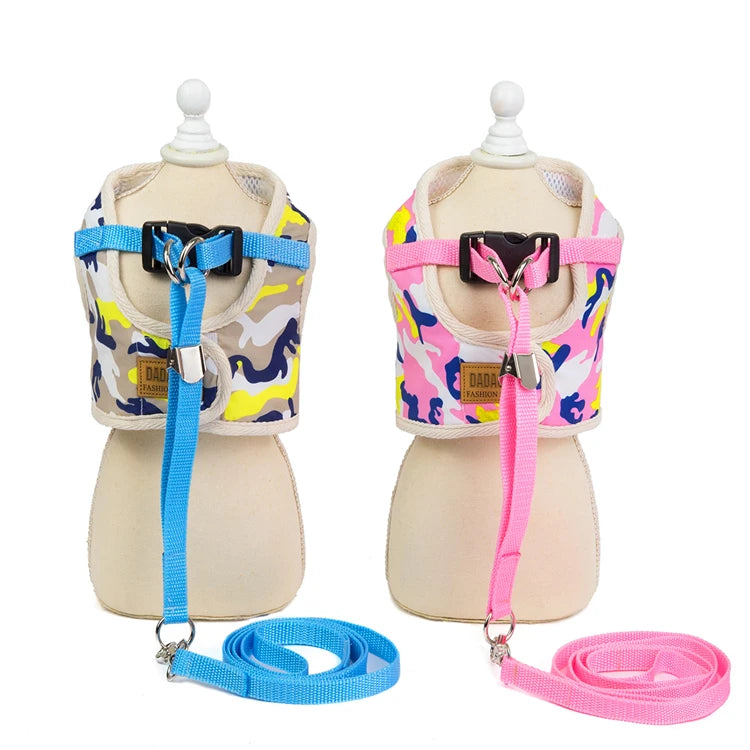 Wholesale Camouflage New Arrival No Pull Custom Cat Harness Vest